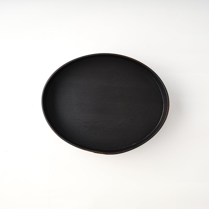 源平｜オーバルトレイ｜oval tray｜black