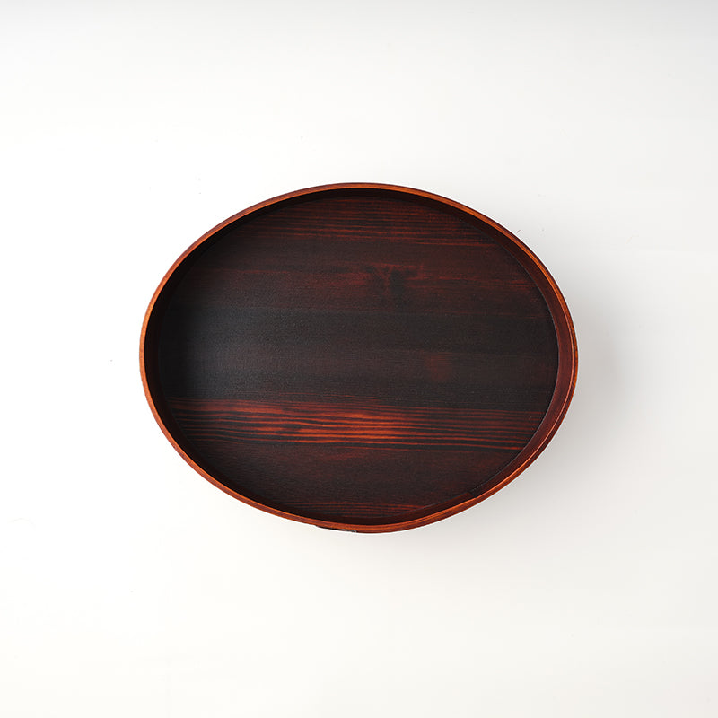 源平｜オーバルトレイ｜oval tray｜brown