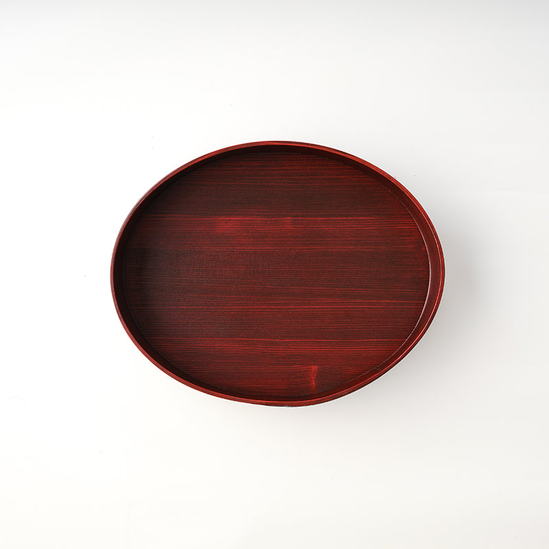 源平｜オーバルトレイ｜oval tray｜red